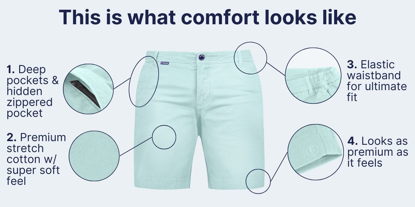 Frankster Comfort Men Chino Shorts