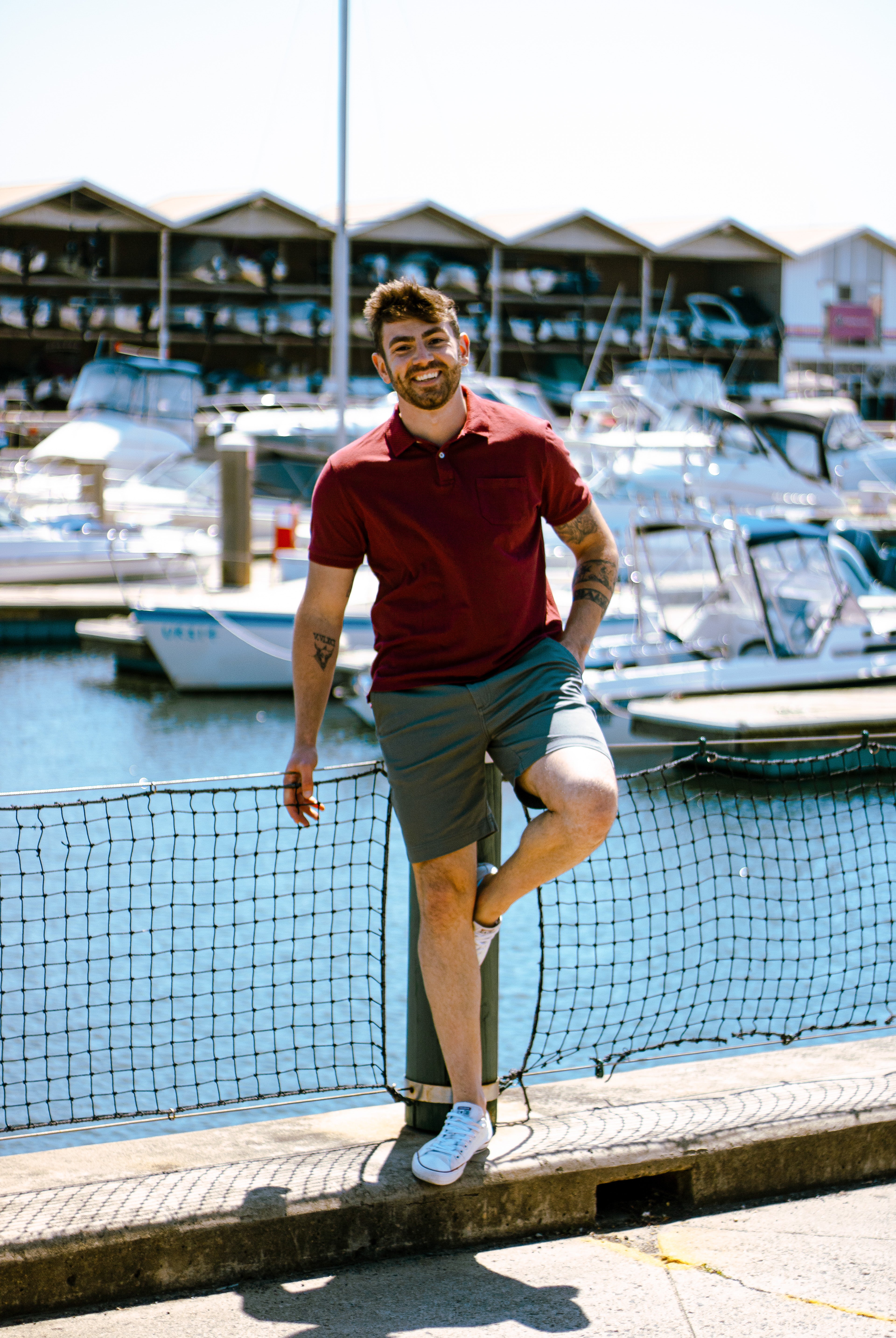 The Urbanites - Frankster Stretch Cotton Grey Men Shorts
