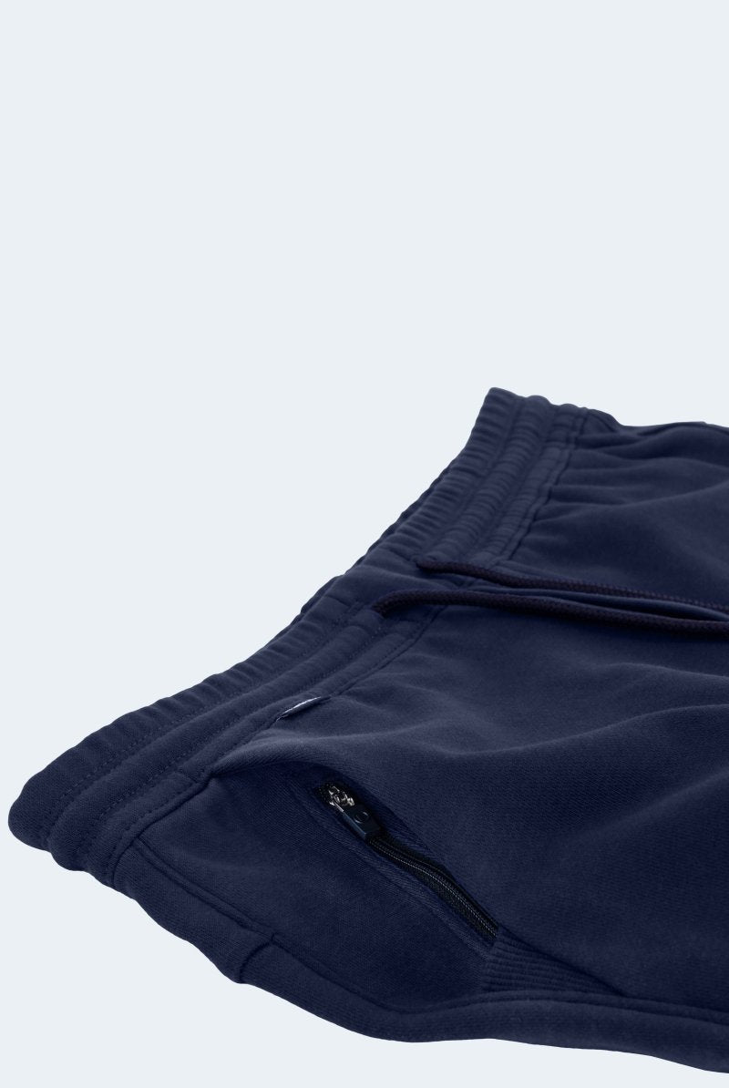 The Comfies Lounge Shorts Chillers Dark Blue Frankster Hidden Zipper