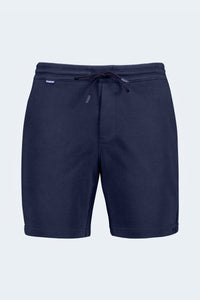 Chillers * The Comfies navy blue cotton men's shorts by Frankster with drawstring waist for casual comfort