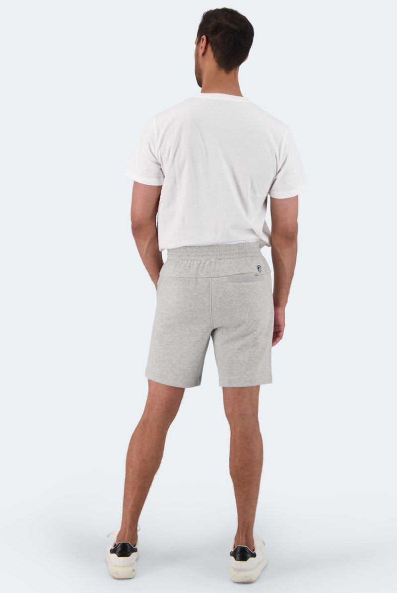 The Comfies Lounge Shorts Lunars Light Grey Frankster Model Back