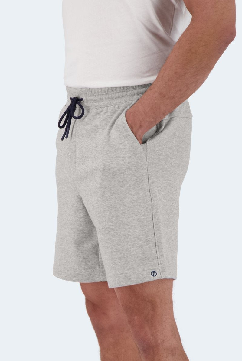 The Comfies Lounge Shorts Lunars Light Grey Frankster Model side