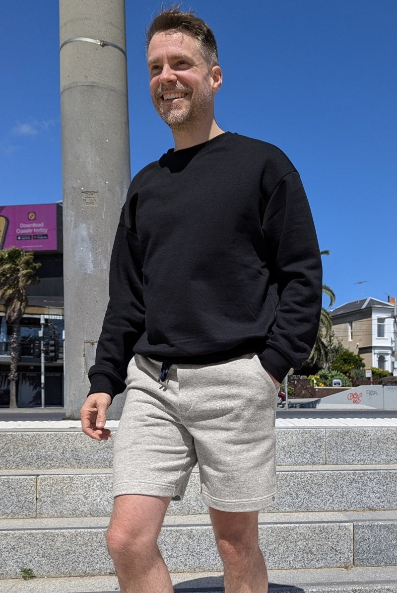 The Comfies Lounge Shorts Lunars Light Grey Frankster Lifestyle 2