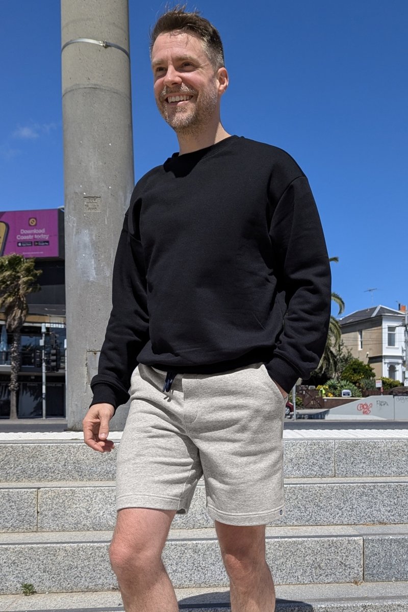 The Comfies Lounge Shorts Lunars Light Grey Frankster Lifestyle 2