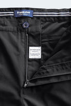 Frankster Midnights Black The Actives Shorts zipper label