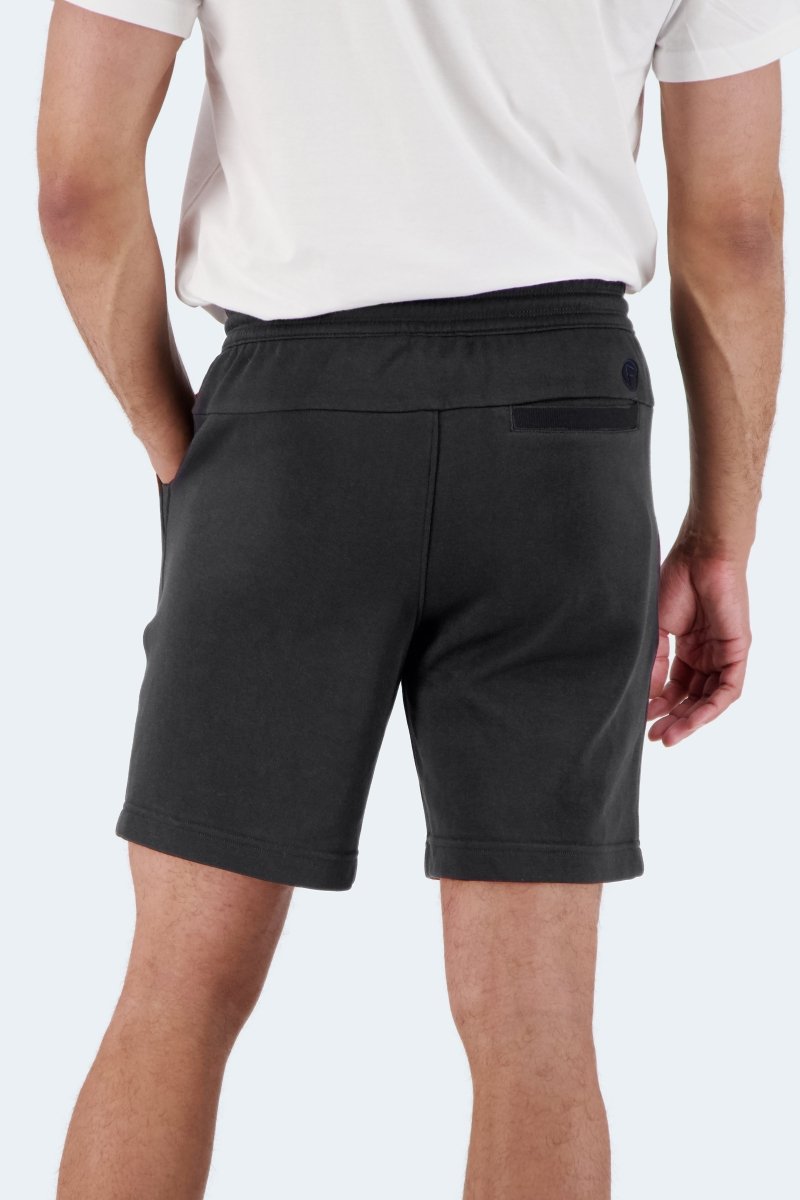 The Comfies Lounge Shorts Midnights Black Frankster Model Back
