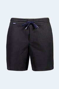 Frankster Midnights * The Comfies black cotton men's shorts with drawstring waist designed for relaxed comfort and casual wear