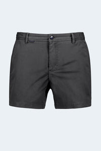 Midnights * The Shorties black stretch cotton men's shorts by Frankster with a sharp, versatile fit and comfortable design