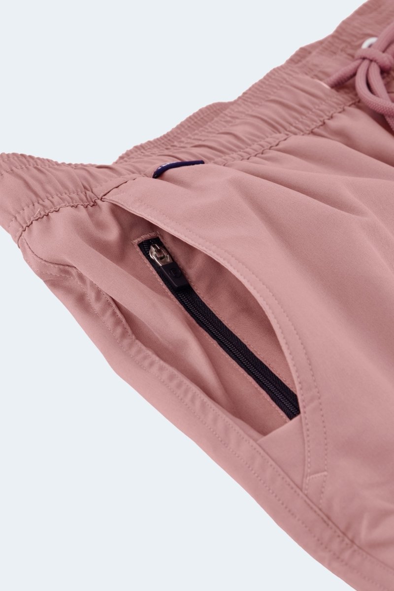 Sundowners * The Swims Frankster Men's Shorts in dusty pink with partly elasticated waistband and hidden zip pocket