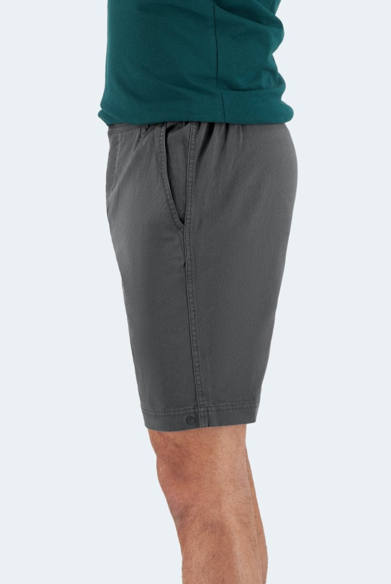 The Volcans Frankster Dark Grey stretch cotton men's chino shorts