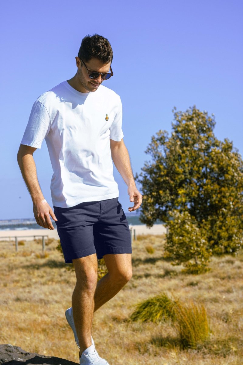 The Chillers - Frankster Stretch Cotton Dark Blue Men Shorts