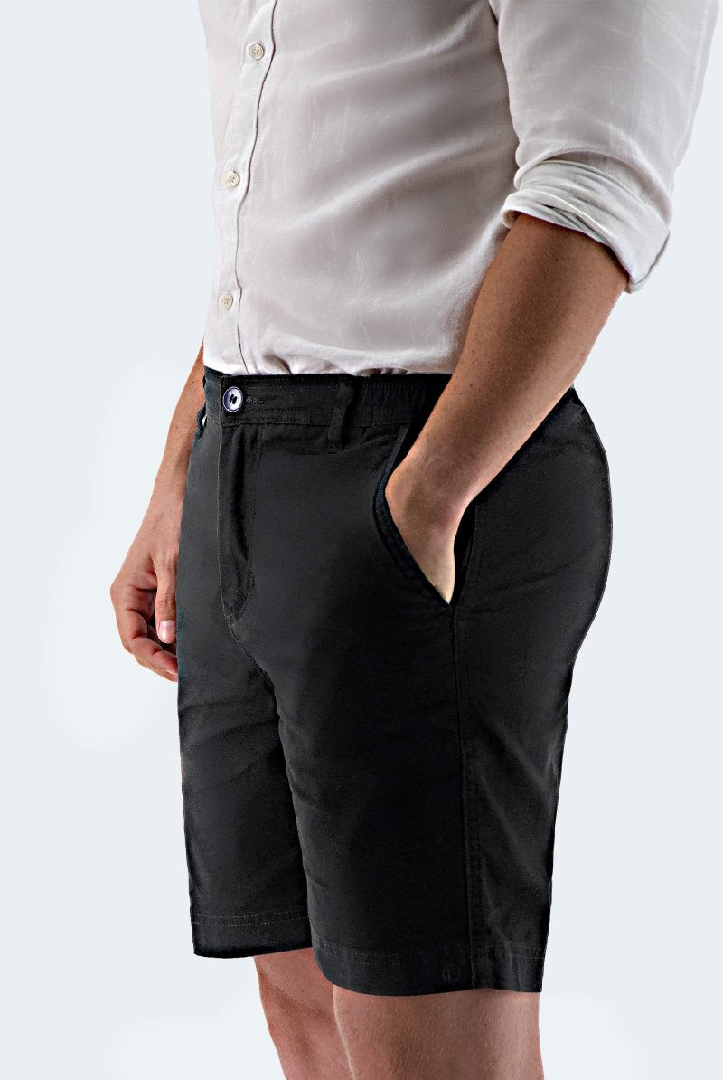 The Midnights - Frankster Stretch Cotton Black Men Shorts