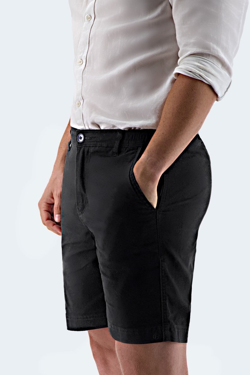 The Midnights - Frankster Stretch Cotton Black Men Shorts