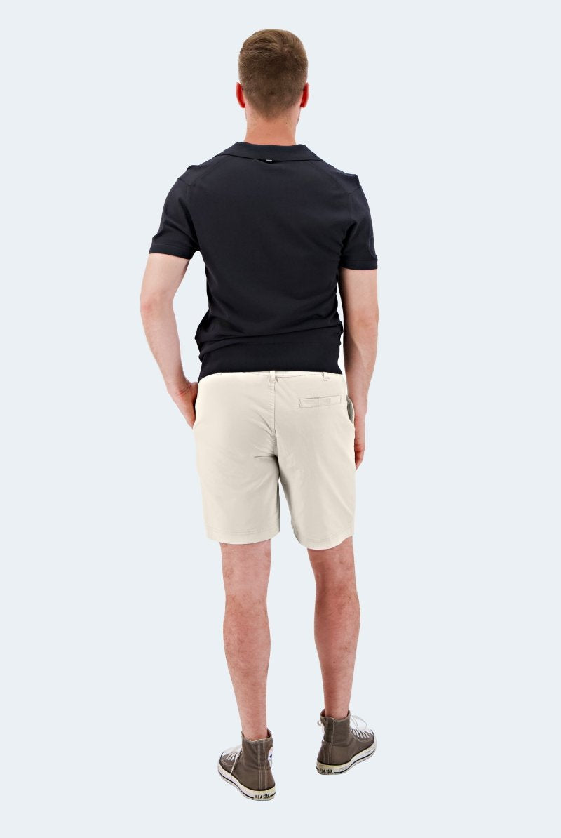 The Mirages - Frankster Stretch Cotton Off White Men Shorts