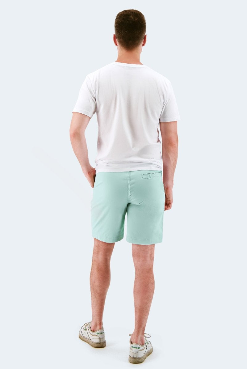 The Rays - Frankster Stretch Cotton Light Green Men Shorts