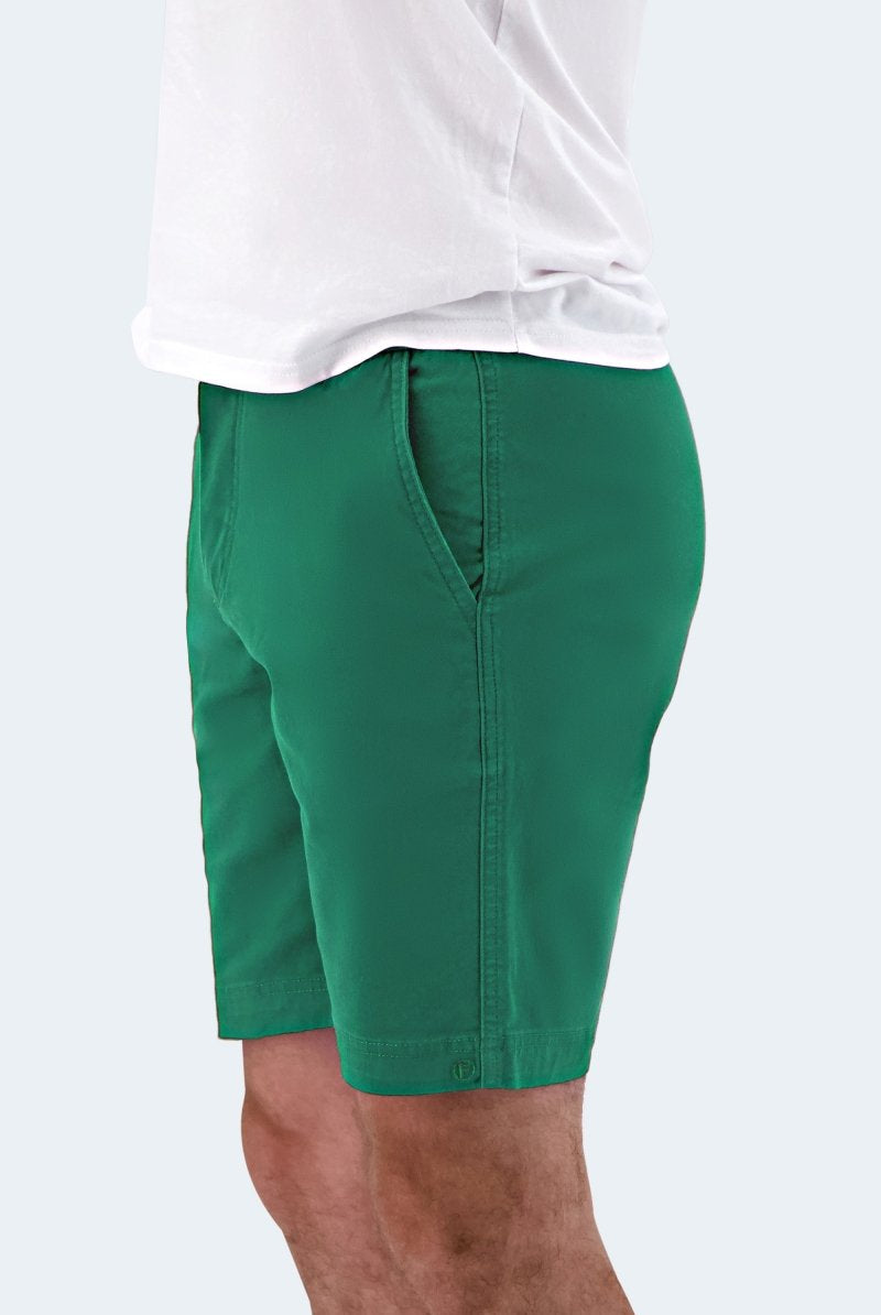 The Tropics - Frankster Stretch Cotton Light Green Men Shorts