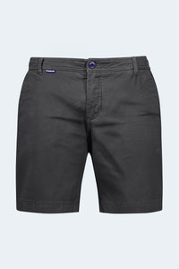 Frankster black men's shorts with button front, casual style from the Midnights * The Everydays collection
