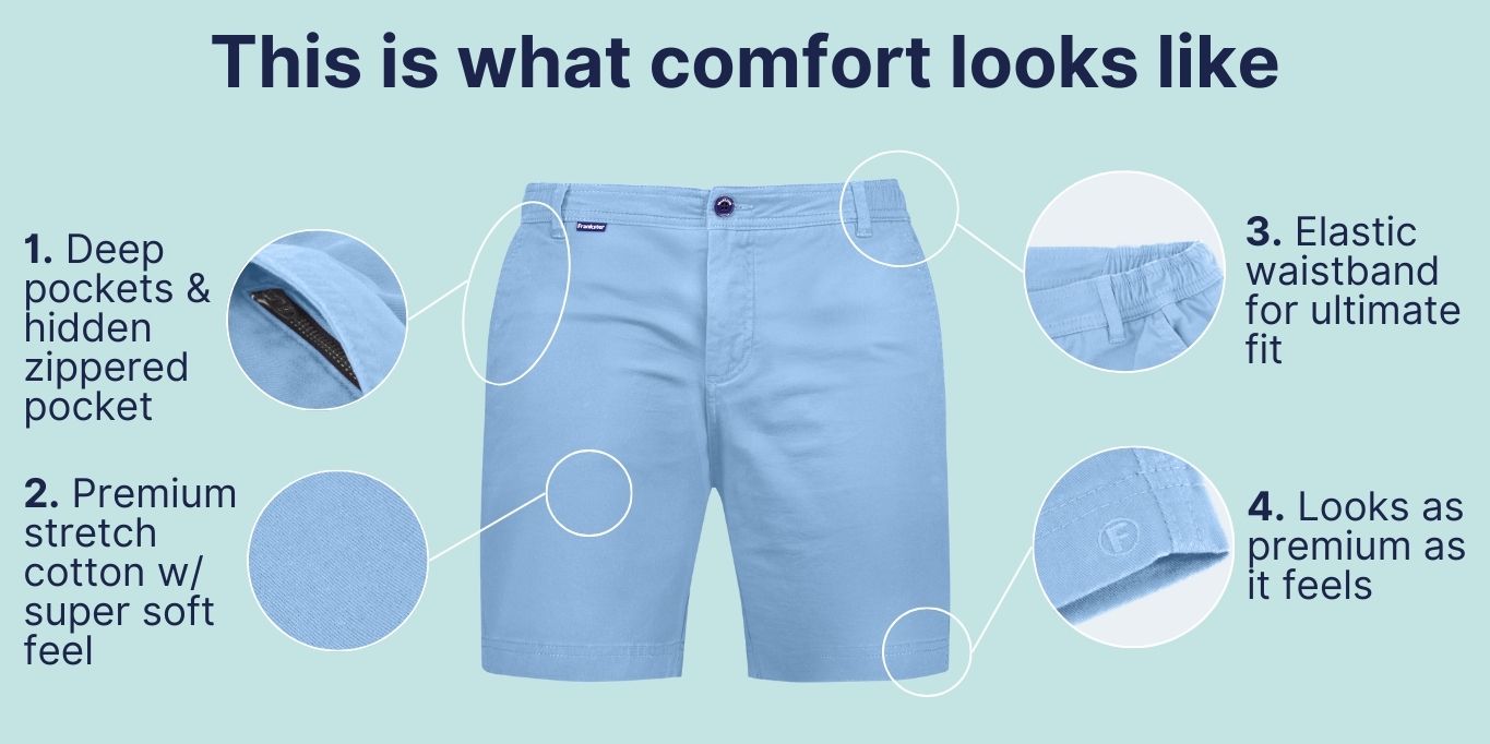 Frankster Comfort Men Chino Shorts
