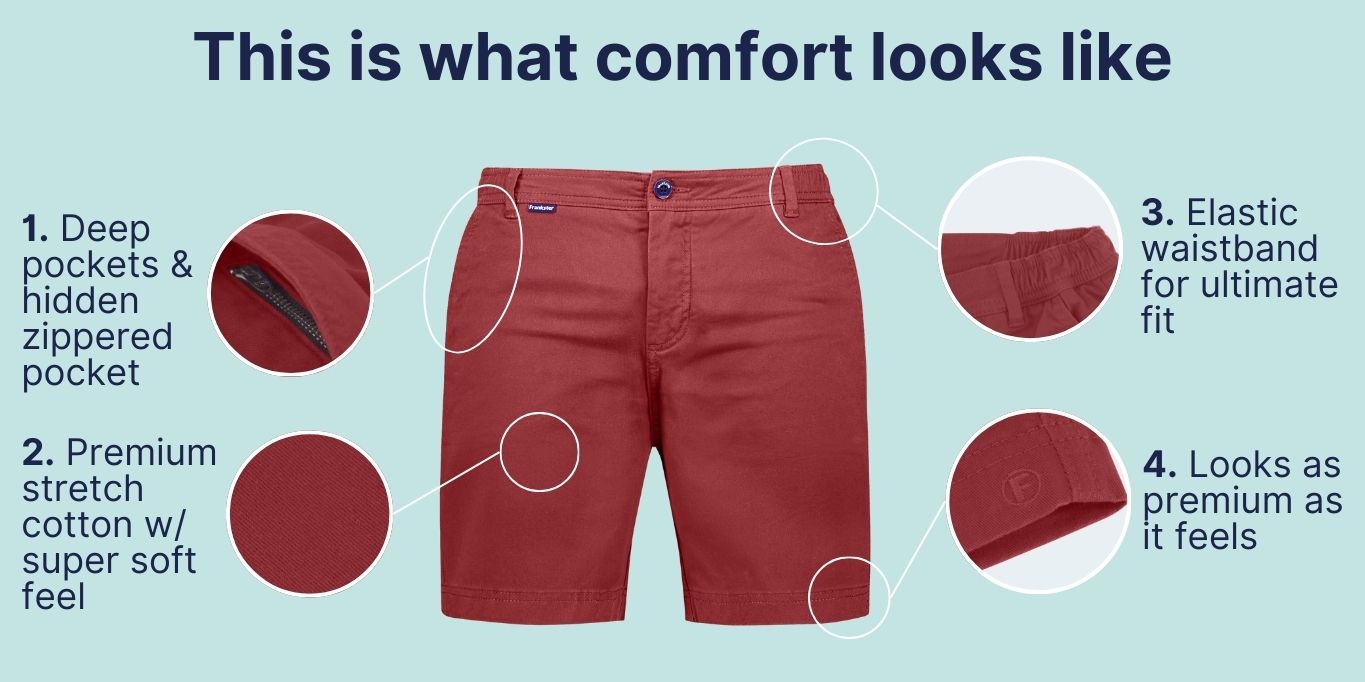 Frankster Comfort Men Chino Shorts