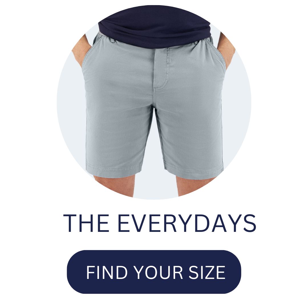 sizechart the everyday chino shorts