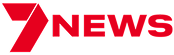 Red and white logo design featuring a bold number 7 with the word "NEWS" in uppercase letters, representing a news channel or media outlet, with men's shorts mentioned in surrounding content.