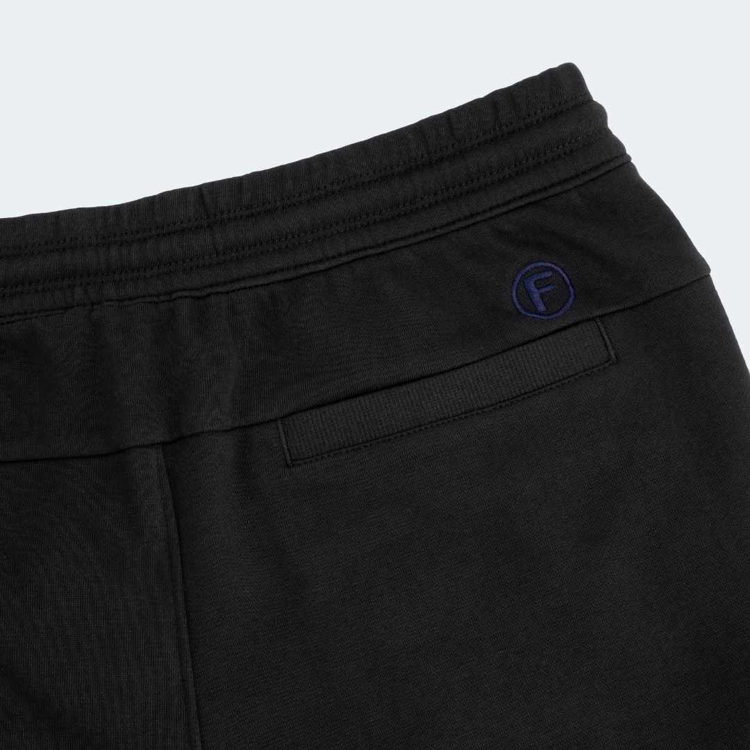 Frankster Midnights Black Comfies Lounge Shorts Back Pocket