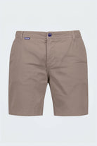 Nomads * The Everydays men's shorts by Frankster in a versatile taupe color, made from soft, durable cotton fabric for all-day comfort.