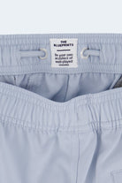Frankster Blueprints * The Sporties Men's Shorts in light blue fabric with an elasticated waistband and drawstring detail