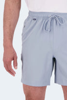 Frankster Blueprints * The Sporties light blue Men's Shorts with elastic waistband and drawcord, designed for comfortable everyday wear