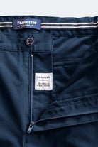 Frankster Chillers Dark Blue The Actives Shorts zipper label