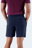 The Comfies Lounge Shorts Chillers Dark Blue Frankster Model Back