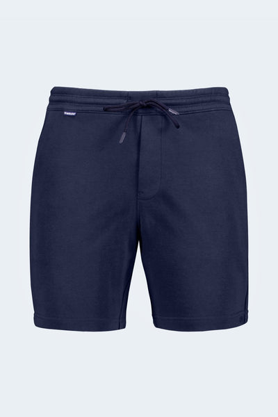 Chillers * The Comfies navy blue cotton men's shorts by Frankster with drawstring waist for casual comfort