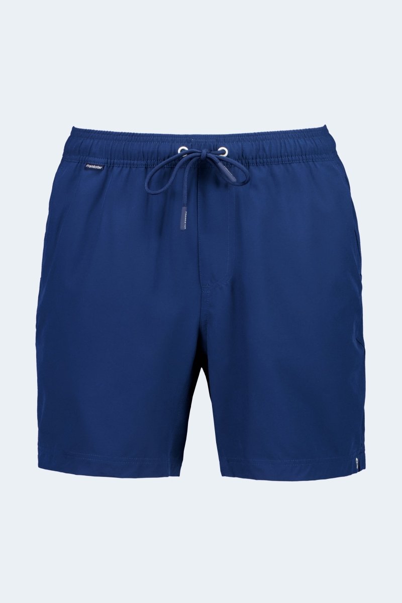 Frankster Chillers * The Sporties Men's Shorts in navy blue with an elasticated drawstring waistband and smooth fabric finish