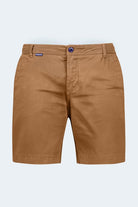 The Mokas Frankster Brown stretch cotton men's chino shorts