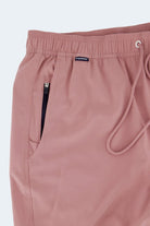Sundowners * The Sporties Frankster Men's Shorts in dusty pink with drawstring waist and hidden zip pocket for everyday comfort