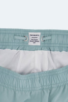 Velvets * The Swims by Frankster Men's Shorts in pale blue lightweight fabric with white mesh lining and elasticated waistband