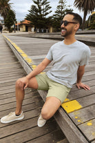 The Virgins Frankster Olive Green stretch cotton men's chino shorts