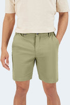 The Virgins Frankster Olive Green stretch cotton men's chino shorts