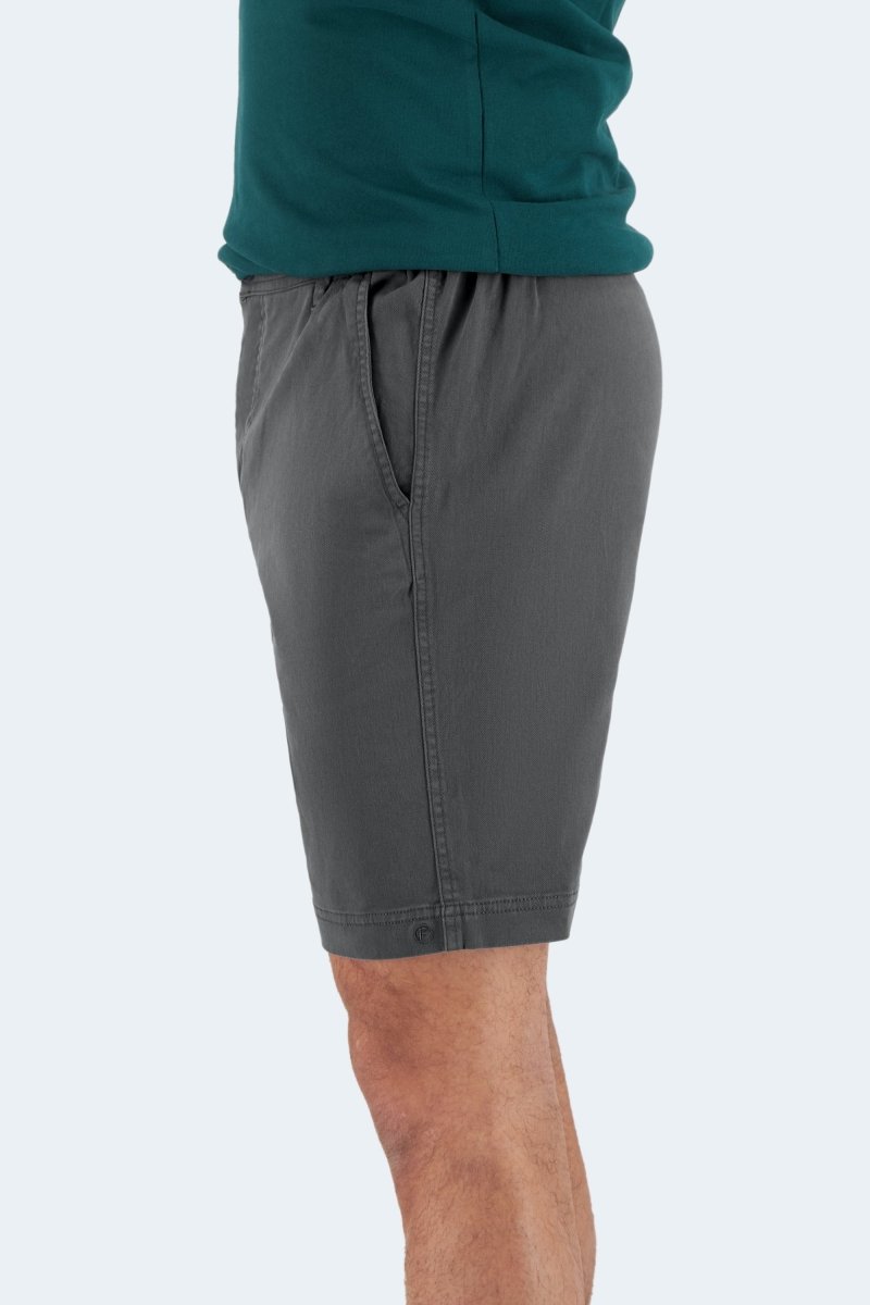 The Volcans Frankster Dark Grey stretch cotton men's chino shorts