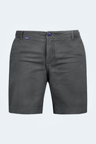 The Volcans Frankster Dark Grey stretch cotton men's chino shorts