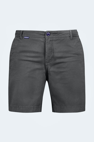 Volcans * The Everydays charcoal men's shorts by Frankster featuring a button front and belt loops