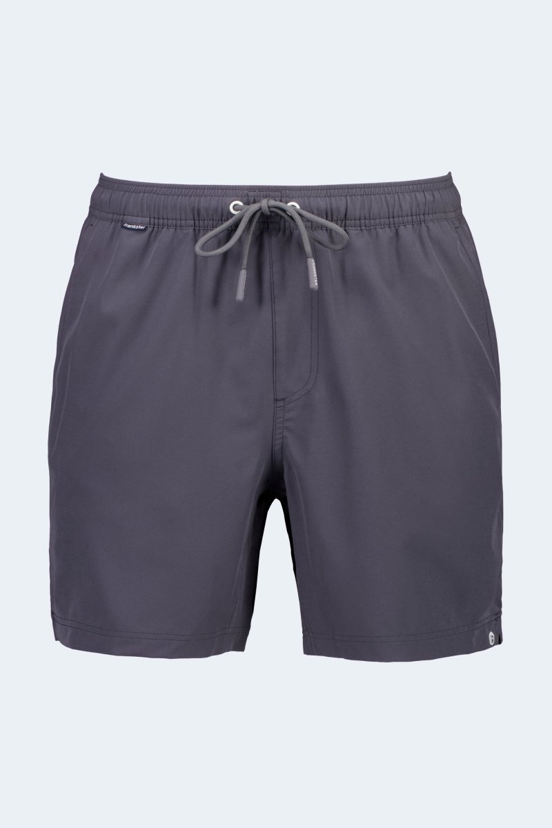 Volcans * The Sporties by Frankster in dark charcoal smooth fabric with an elastic drawstring waistband Men's Shorts