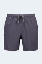 Volcans * The Sporties by Frankster in dark charcoal smooth fabric with an elastic drawstring waistband Men's Shorts
