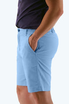 The Cruisers - Frankster light blue stretch cotton men's shorts