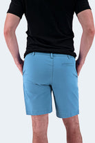 The Harbors - Frankster mid blue stretch cotton men's shorts