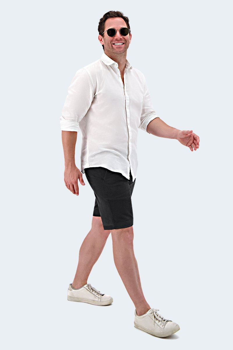 The Midnights - Frankster Stretch Cotton Black Men Shorts