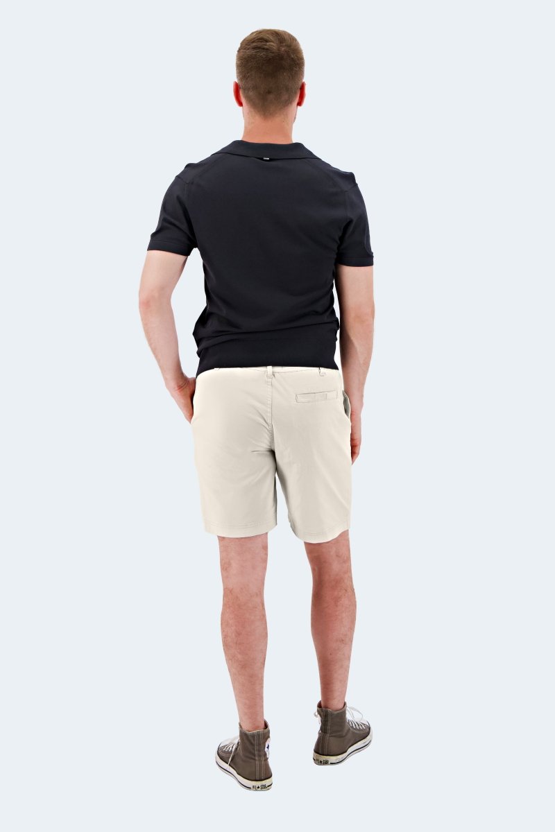 The Mirages - Frankster Stretch Cotton Off White Men Shorts