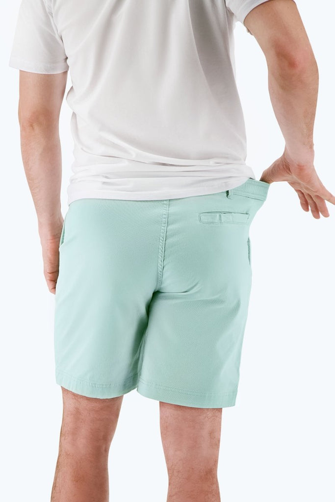 The Rays - Frankster Stretch Cotton Light Green Men Shorts