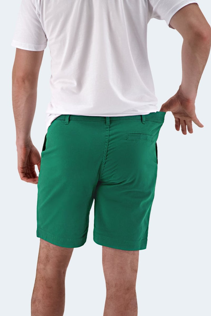 The Tropics - Frankster Stretch Cotton Light Green Men Shorts