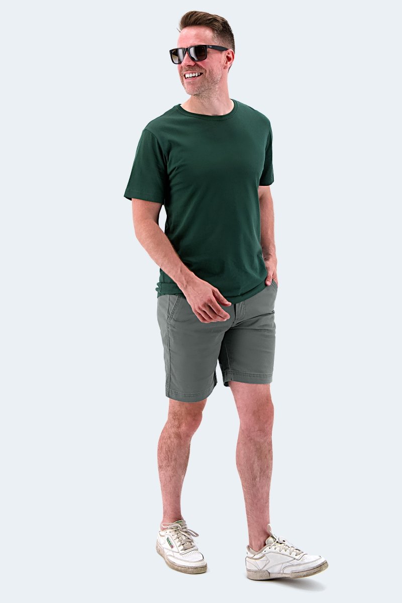 The Urbanites - Frankster Stretch Cotton Dark Grey Men Shorts